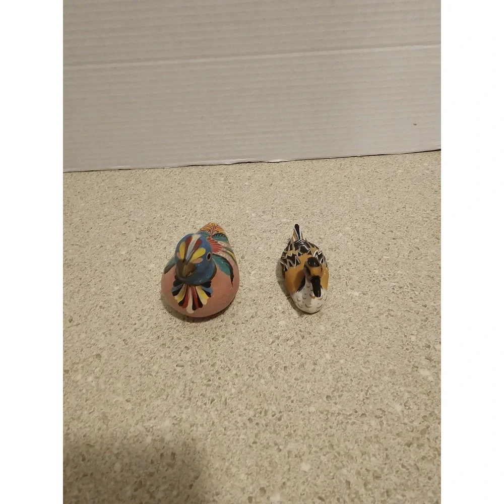 Wood Painted Bird And Duck Decorations